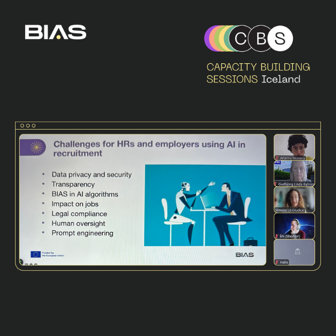 Bridging AI and HR: Insights from a BIAS Capacity-Building Event in Iceland